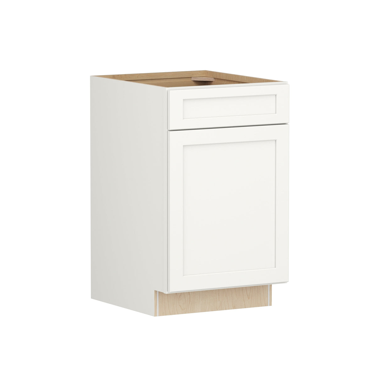 Shenandoah PRO Express Breckenridge 21-in W x 34.5-in H x 24-in D Linen Full Overlay 1-Drawer Base Fully Assembled Plywood Cabinet (Recessed Panel Shaker Style)