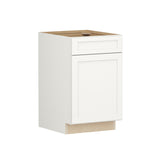 Shenandoah PRO Express Breckenridge 21-in W x 34.5-in H x 24-in D Linen Full Overlay 1-Drawer Base Fully Assembled Plywood Cabinet (Recessed Panel Shaker Style)