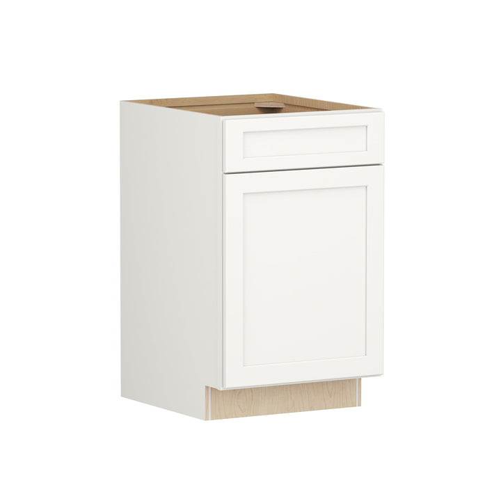 Shenandoah PRO Express Breckenridge 21-in W x 34.5-in H x 24-in D Linen Full Overlay 1-Drawer Base Fully Assembled Plywood Cabinet (Recessed Panel Shaker Style)