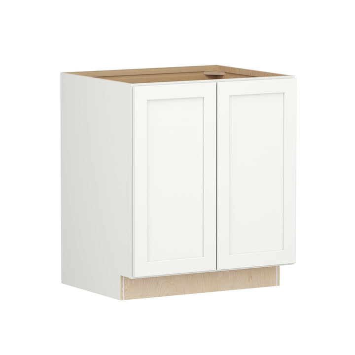 Shenandoah PRO Express Breckenridge 30-in W x 34.5-in H x 24-in D Linen Full Overlay Base Fully Assembled Plywood Cabinet (Recessed Panel Shaker Door Style)