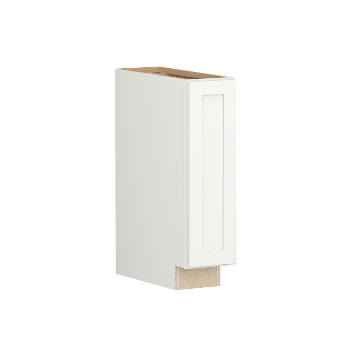 Shenandoah PRO Express Breckenridge 9-in W x 34.5-in H x 24-in D Linen Base Fully Assembled Plywood Cabinet (Recessed Panel Shaker Door Style)