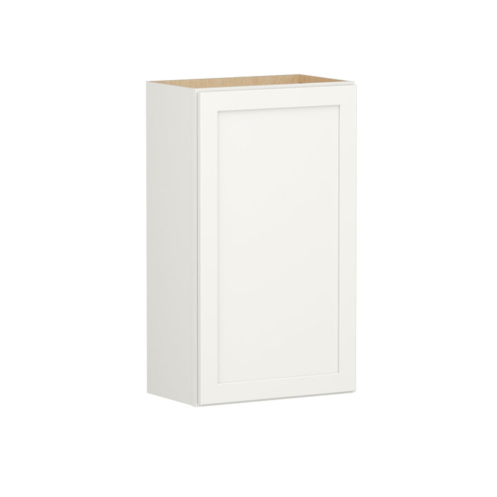 Shenandoah PRO Express Breckenridge 21-in W x 36.125-in H x 12-in D Linen Full Overlay Wall Fully Assembled Plywood Cabinet (Recessed Panel Shaker Door Style)