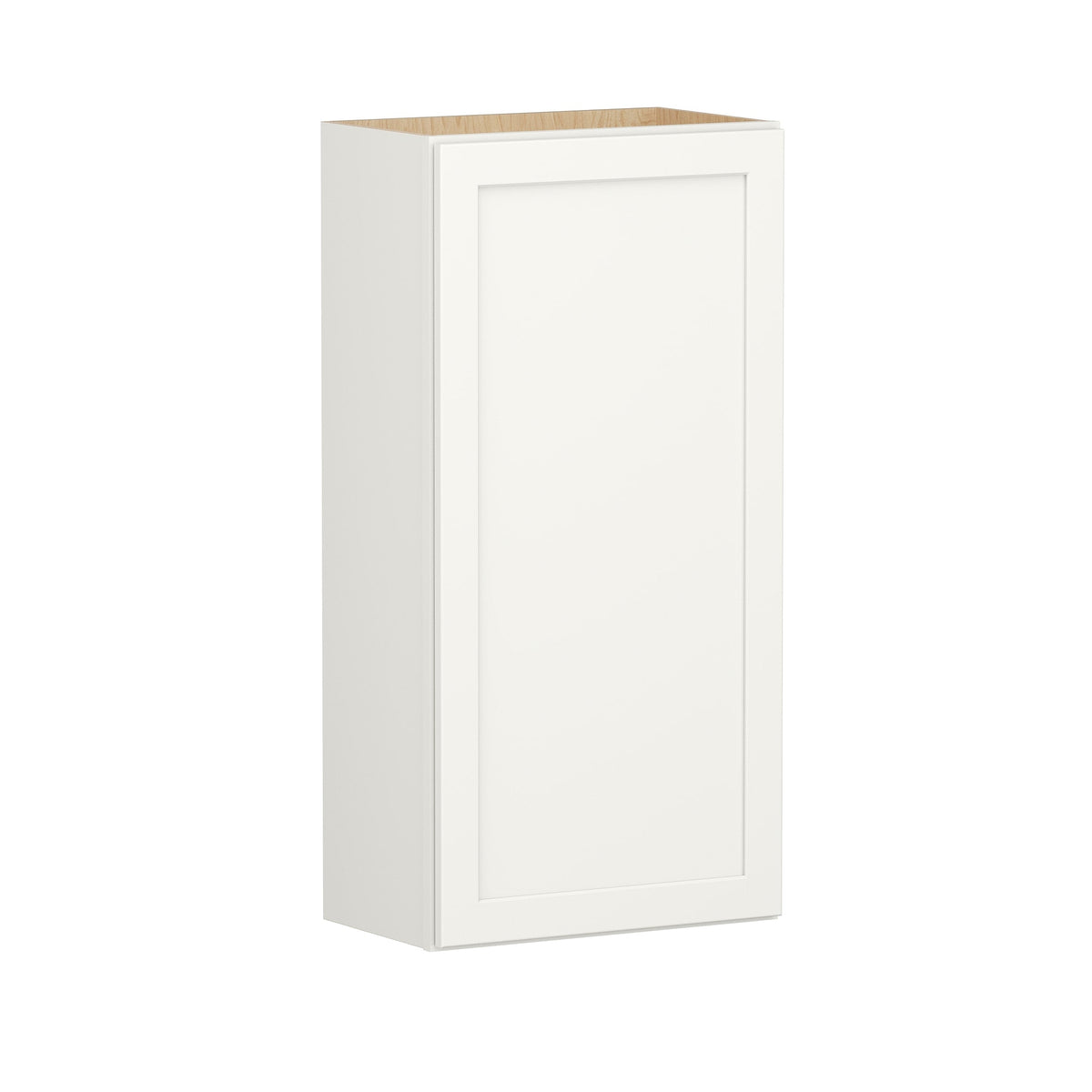 Shenandoah PRO Express Breckenridge 21-in W x 42.125-in H x 12-in D Linen Full Overlay Wall Fully Assembled Plywood Cabinet (Recessed Panel Shaker Door Style)