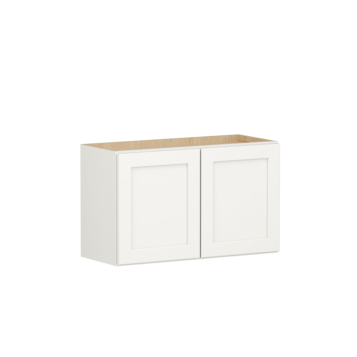 Shenandoah PRO Express Breckenridge 30-in W x 18.125-in H x 12-in D Linen Full Overlay Wall Fully Assembled Plywood Cabinet (Recessed Panel Shaker Door Style)