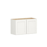Shenandoah PRO Express Breckenridge 30-in W x 18.125-in H x 12-in D Linen Full Overlay Wall Fully Assembled Plywood Cabinet (Recessed Panel Shaker Door Style)
