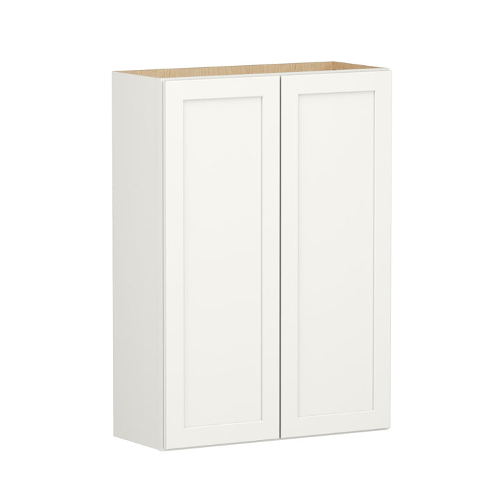 Shenandoah PRO Express Breckenridge 30-in W x 42.125-in H x 12-in D Linen Full Overlay Wall Fully Assembled Plywood Cabinet (Recessed Panel Shaker Door Style)