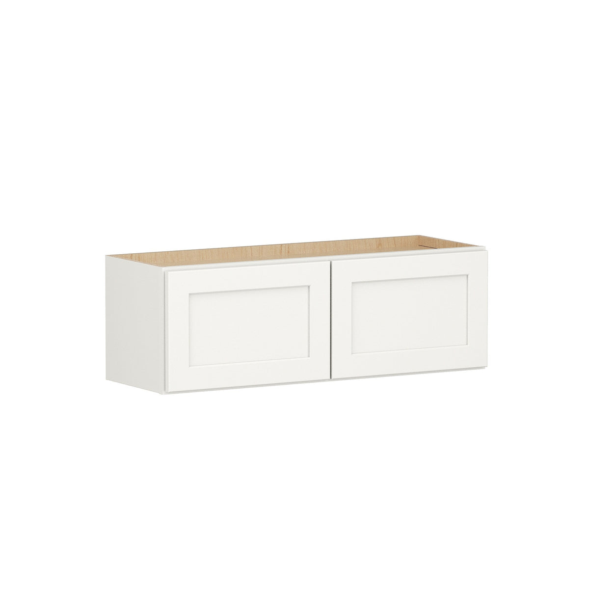 Shenandoah PRO Express Breckenridge 36-in W x 12.125-in H x 12-in D Linen Full Overlay Wall Fully Assembled Plywood Cabinet (Recessed Panel Shaker Door Style)