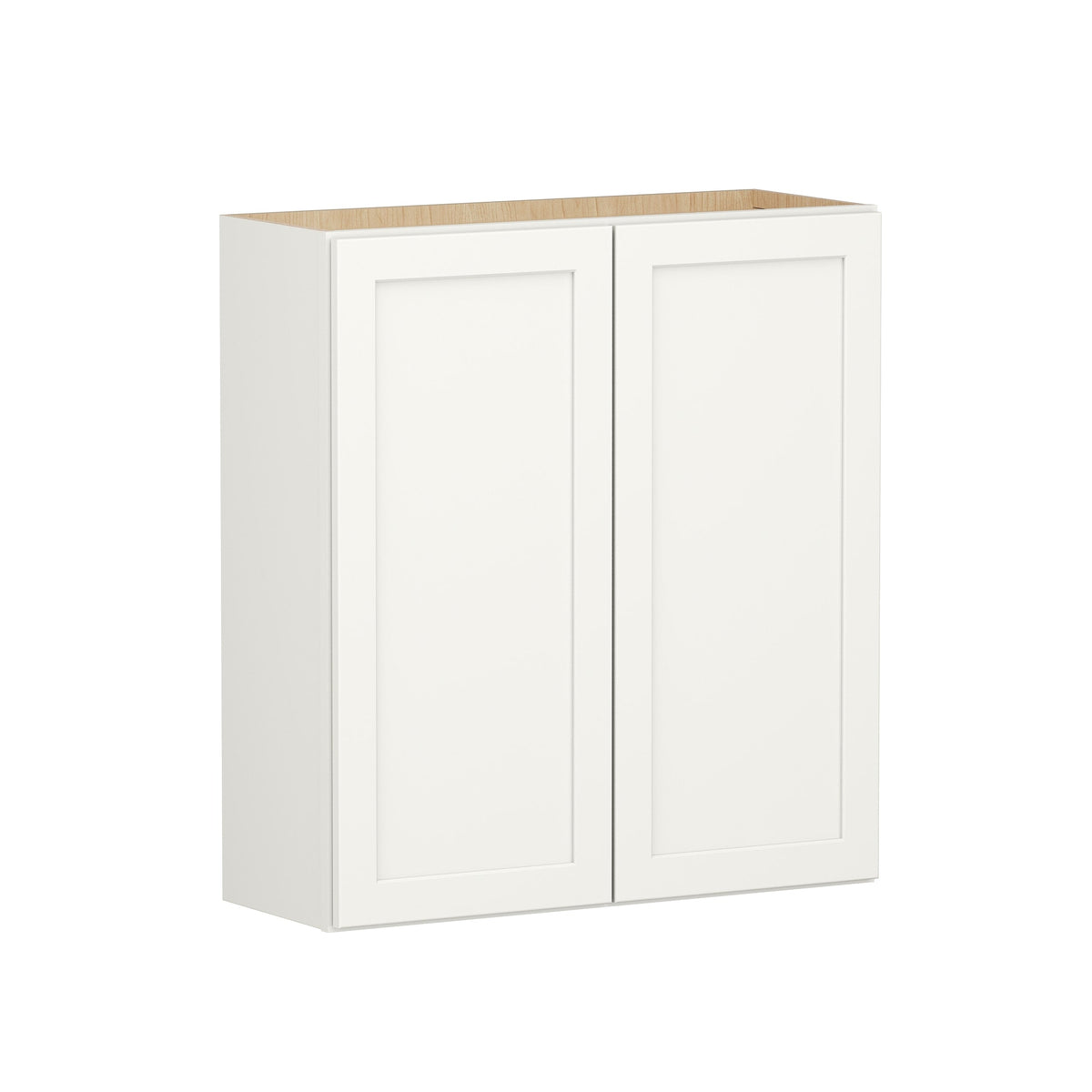 Shenandoah PRO Express Breckenridge 33-in W x 36.125-in H x 12-in D Linen Full Overlay Wall Fully Assembled Plywood Cabinet (Recessed Panel Shaker Door Style)