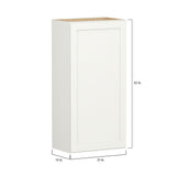 Shenandoah PRO Express Breckenridge 21-in W x 42.125-in H x 12-in D Linen Full Overlay Wall Fully Assembled Plywood Cabinet (Recessed Panel Shaker Door Style)