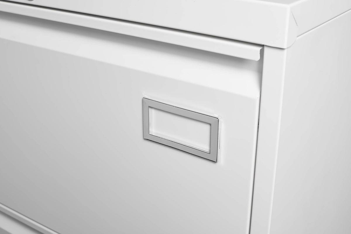 Mondawe White 3-Drawer 23.62-in File Cabinet