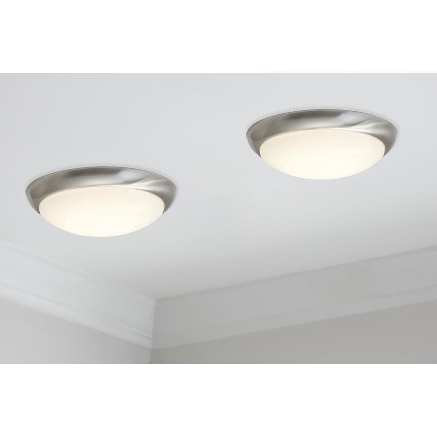Project Source 2-Pack 13-in Bronze Modern/Contemporary Integrated LED Flush Mount Light ENERGY STAR - Super Arbor