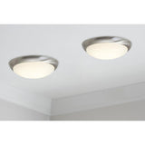 Project Source 2-Pack 13-in Bronze Modern/Contemporary Integrated LED Flush Mount Light ENERGY STAR - Super Arbor