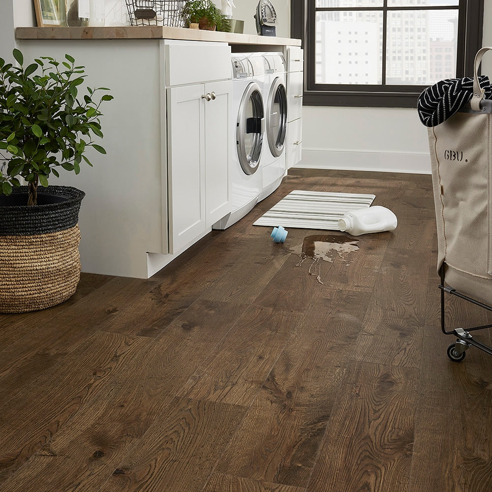 Pergo EverCraft Sonoma Trail Oak Resilient Flooring - Waterproof & Sustainable