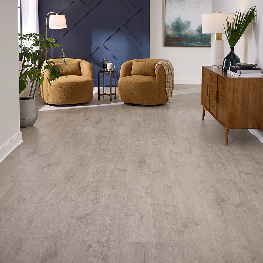 Pergo EverCraft Falls Trail Oak Gray Waterproof Flooring 27-sq ft