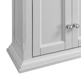 allen + roth 24-in x 28-in x 10-in Light Gray Bathroom Wall Cabinet