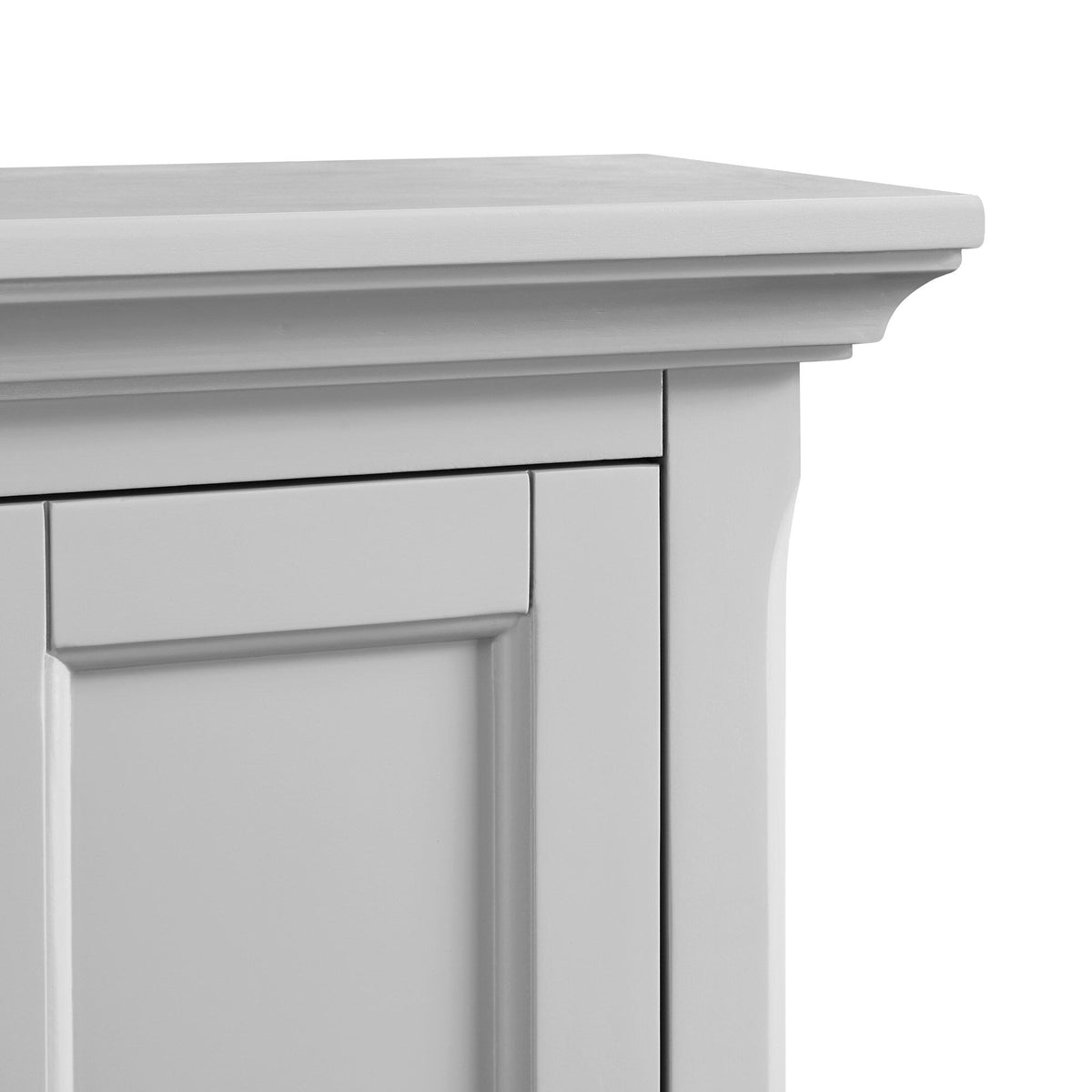 allen + roth 24-in x 28-in x 10-in Light Gray Bathroom Wall Cabinet