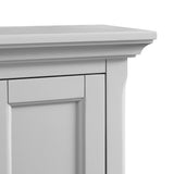 allen + roth 24-in x 28-in x 10-in Light Gray Bathroom Wall Cabinet