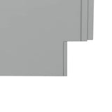 RELIABILT Overlake 36-in W x 34.5-in H x 24-in D Gray 1-Drawer Base Ready To Assemble Plywood Cabinet (Recessed Panel Shaker Door Style)