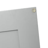 RELIABILT Overlake 24-in W x 30-in H x 24-in D Gray Diagonal Corner Wall Ready To Assemble Plywood Cabinet (Recessed Panel Shaker Style)
