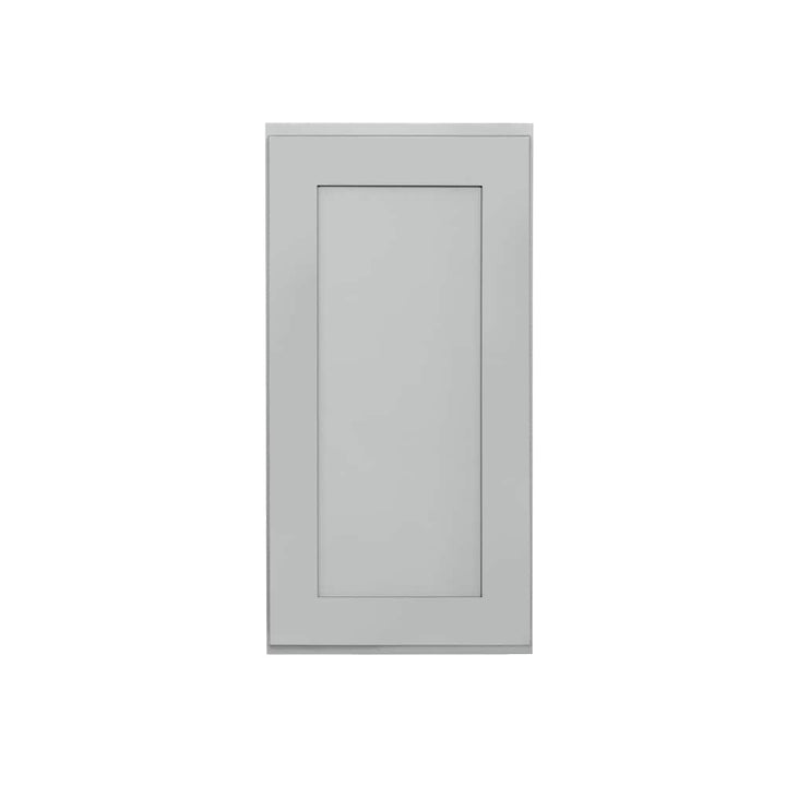 RELIABILT Overlake 15-in W x 30-in H x 12-in D Gray Wall Ready To Assemble Plywood Cabinet (Recessed Panel Shaker Door Style)