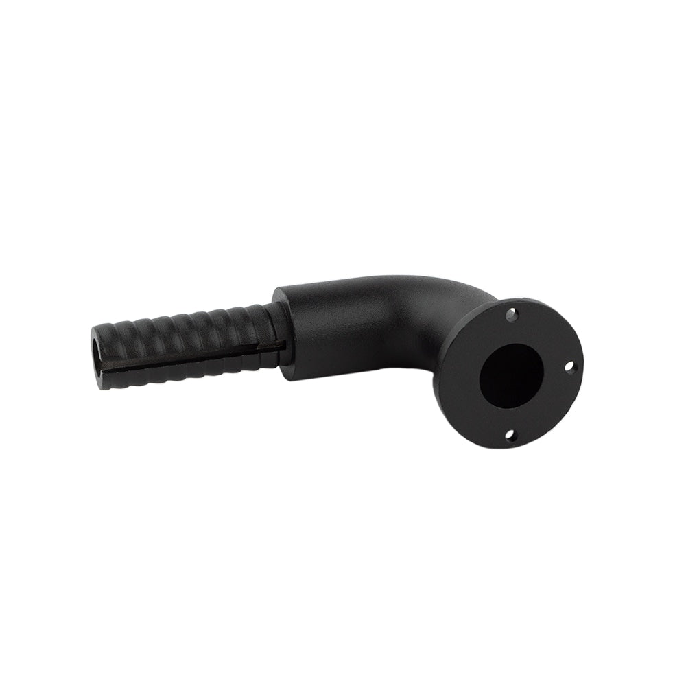 Deckorators 9.87-in x 2.89-in ADA Compliant Textured Black Aluminum Post Connector
