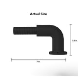 Deckorators 9.87-in x 2.89-in ADA Compliant Textured Black Aluminum Post Connector