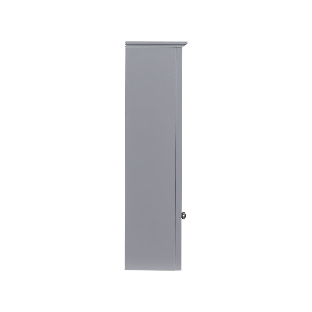WELLFOR MR 30-in x 28-in Surface Mount Gray Mirrored Soft Close Medicine Cabinet