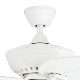 Harbor Breeze Cedar Shoals 44-in White LED Indoor/Outdoor Ceiling Fan with Light Kit (5-Blade)