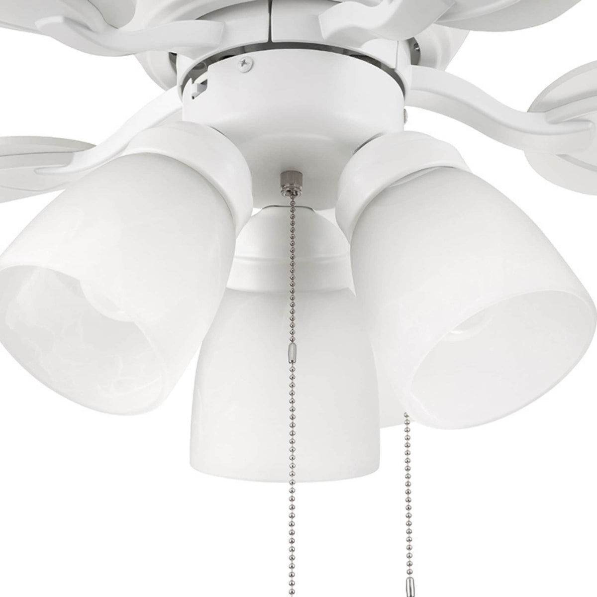 Harbor Breeze Centreville 42-in White LED Indoor Flush Mount Ceiling Fan with Light Kit (5-Blade)