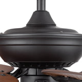 Harbor Breeze Cedar Shoals 44-in Oil-Rubbed Bronze LED Indoor/Outdoor Ceiling Fan with Light Kit, 5-Blade