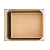 RELIABILT Fairplay 21-in W x 34.5-in H x 24-in D White 1-Drawer Base Ready To Assemble Plywood Cabinet (Recessed Panel Shaker Door Style)