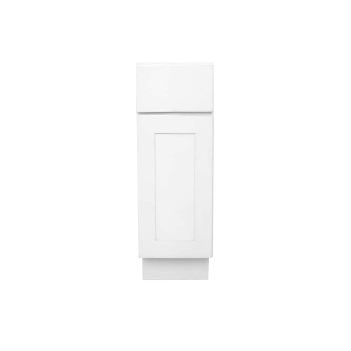 RELIABILT Fairplay 12-in W x 34.5-in H x 24-in D White Shaker Base Kitchen Cabinet, Ready to Assemble, Plywood Construction