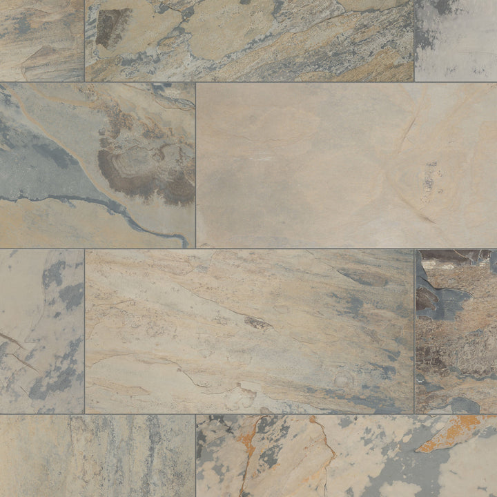 Satori Nova Tundra 12-in x 24-in Matte Natural Stone Look Floor and Wall Tile (1.93-sq. ft/ Piece)