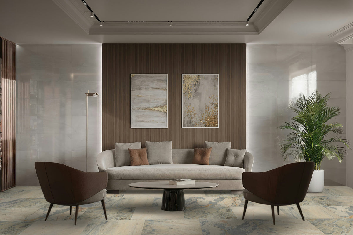 Satori Nova Tundra 12-in x 24-in Matte Natural Stone Look Floor and Wall Tile (1.93-sq. ft/ Piece)