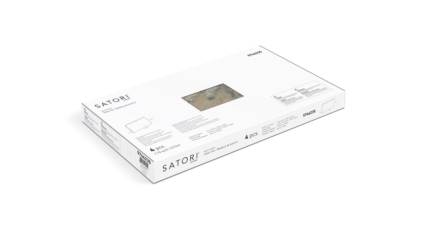 Satori Nova Tundra 12-in x 24-in Matte Natural Stone Look Floor and Wall Tile (1.93-sq. ft/ Piece)