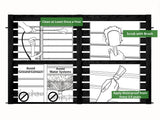 YARDLINK 4-ft x 6-ft Cedar Semi-privacy No Dig Fence Panel