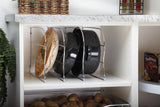 Rev-A-Shelf 0.75-in W x 18-in H 1-Tier Cabinet-Mount Chrome Bakeware Organizer, 20-in D
