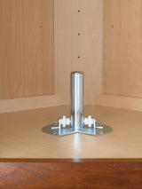 Rev-A-Shelf 24-in White Polymer Full-Circle Lazy Susan with Bottom Mount