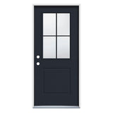 JELD-WEN 36x80 Steel prehung entry door, Right-hand inswing, Painted – primary view 1