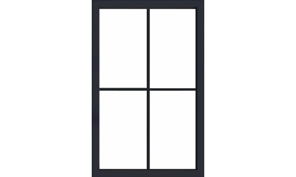 JELD-WEN 36x80 Steel prehung entry door, Right-hand inswing, Painted – silo view 4