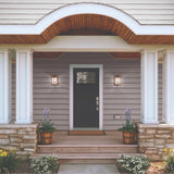 JELD-WEN 36x80 Steel prehung entry door, Left-hand inswing, Painted – room view 3