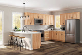 Project Source Branson 12-in W x 36-in H x 12-in D Hickory Base Fully Assembled Cabinet (Recessed Panel Shaker Door Style)