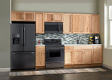 Project Source Branson 9-in W x 36-in H x 12-in D Hickory Wall Fully Assembled Cabinet (Recessed Panel Shaker Door Style)