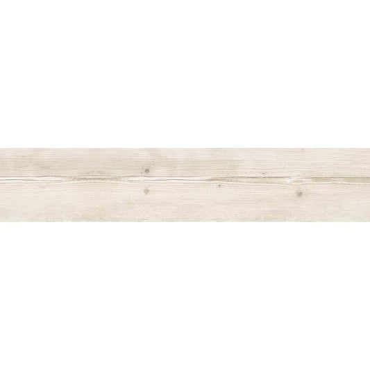 The Tile Life Molise White 9-in x 48-in Matte Porcelain Wood look Floor and Wall Tile product image