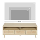 Fun Orange Modern/Contemporary Oak Tv Cabinet (Accommodates TVs up to 55-in)