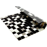 Apollo Tile Mingles White and Black 12-in x 12-in Glossy Glass Uniform Squares Floor and Wall Tile (20-sq. ft/ Carton)