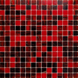 Apollo Tile Mingles Berry Red 12-in x 12-in Glossy Glass Uniform Squares Floor and Wall Tile (20-sq. ft/ Carton)