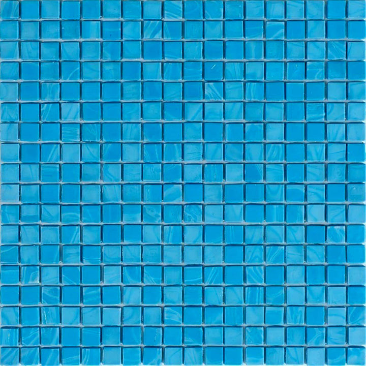 Apollo Tile Skosh Cerulean Blue 11-1/2-in x 11-1/2-in Glossy Glass Uniform Squares Floor and Wall Tile (18.69-sq. ft/ Carton)