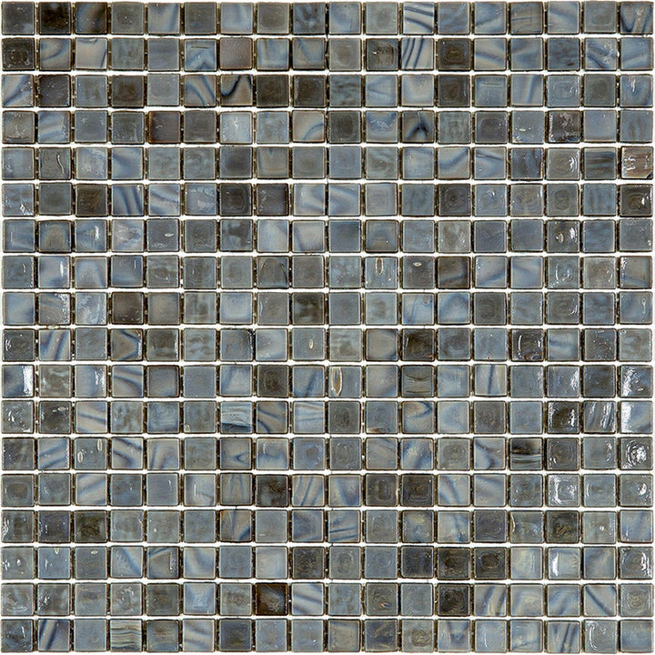 Apollo Tile Skosh Mouse Gray 11-1/2-in x 11-1/2-in Glossy Glass Uniform Squares Floor and Wall Tile (18.69-sq. ft/ Carton)