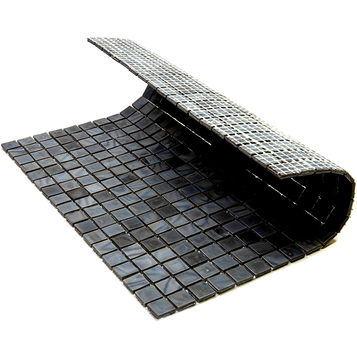 Apollo Tile Skosh Mouse Gray 11-1/2-in x 11-1/2-in Glossy Glass Uniform Squares Floor and Wall Tile (18.69-sq. ft/ Carton)